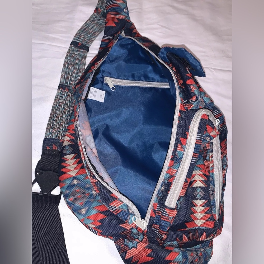 KAVU Original Rope Bag Sling Pack with Adjustable Rope Shoulder Strap - Mojave - Picture 9 of 14
